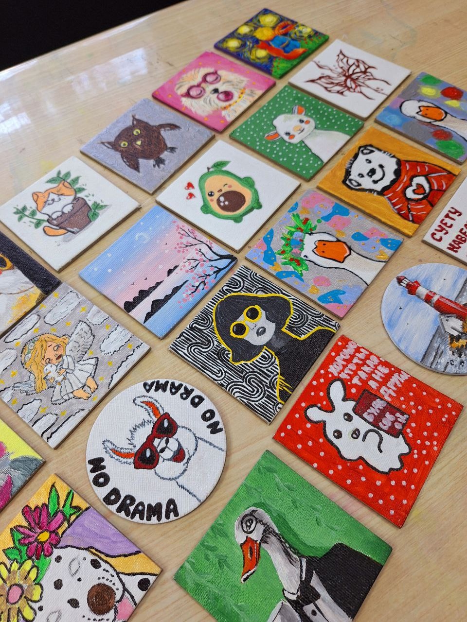 Мастер-класса по акриловой росписи