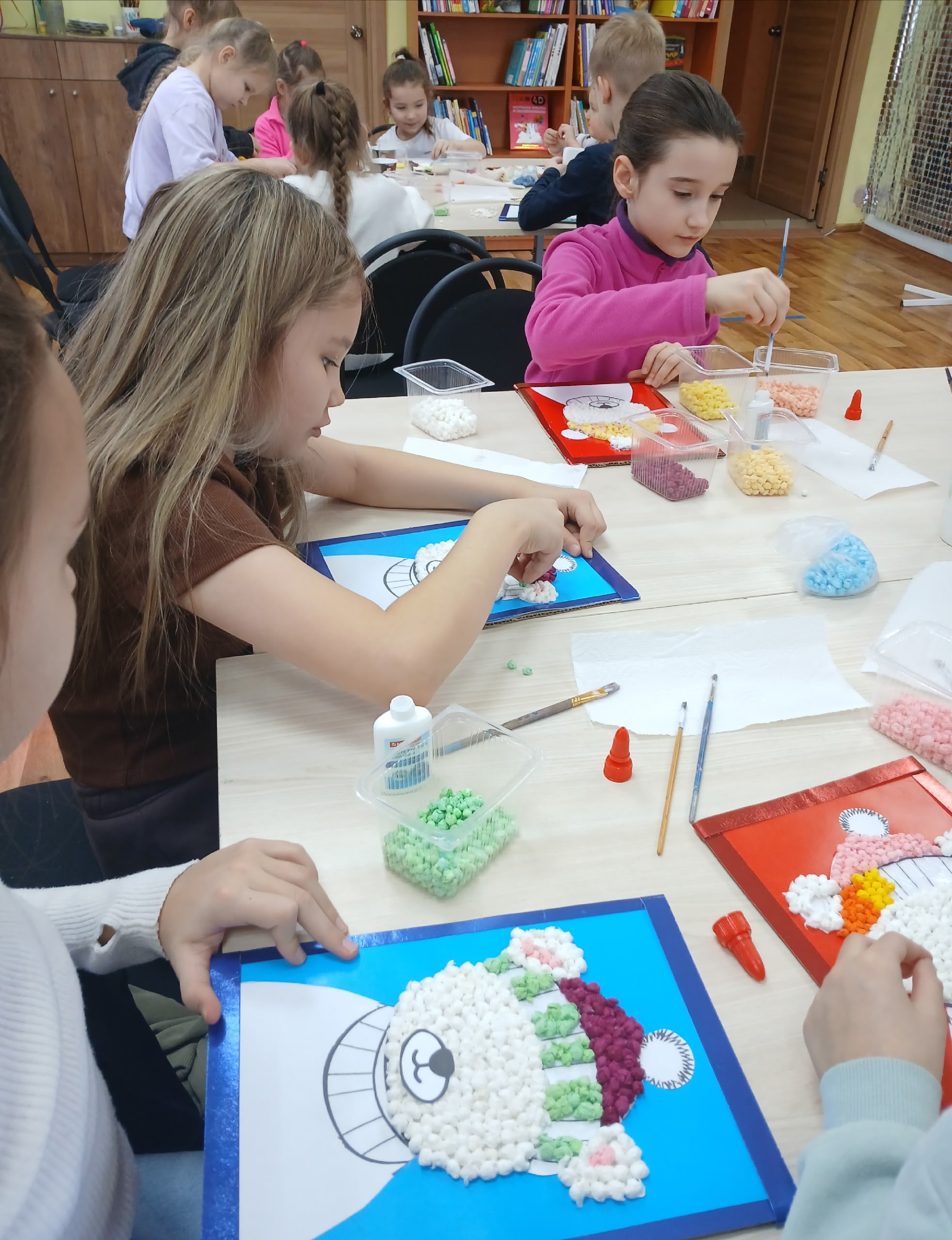 «Медвежонок» в технике торцевания